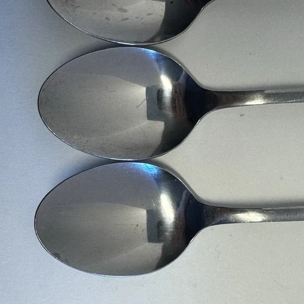 Oneida Northland Pasadena Sugar Spoons Set of‎ 4 Stainless Korea Flatware